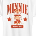 thumbnail image 3 of Disney - Minnie Mouse Collegiate - Women's Short Sleeve Graphic T-Shirt, 3 of 5