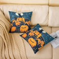 thumbnail image 2 of Erosebridal Halloween Pumpkin Throw Pillow Covers 20x20 Set of 4, Black Cat Pillow Cases for Couch, Gothic Bat Cushion Covers 20x20, Cushion Covers Bedroom Decoration, 2 of 7