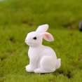 thumbnail image 2 of 8PCS Mini Rabbit Figures Toy Easter Egg Cake Toppers, Miniature Rabbit Figurines Fairy Garden DIY Crafts Ornament, Cake Decoration Christmas Birthday Gift, 2 of 7