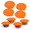 1CUP,Round, variant on Navy Blue-3Pack Silicone Food Covers Compatible with 6/8-Cup Pyrex Freshlock/Snapware