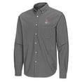 thumbnail image 2 of Men's Antigua Black Arizona Wildcats Porter Woven Tri-Blend Long Sleeve Button-Down Shirt, 2 of 3