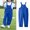 Blue, variant on XXWXYD Girls Casual Overalls Summer Wide Leg Loose Fit Jumpsuit Sleeveless Adjustable Strap Stretchy Rompe𝗋 with Front Pockets Girls Summer Vacation Overalls Set 2-14 Years