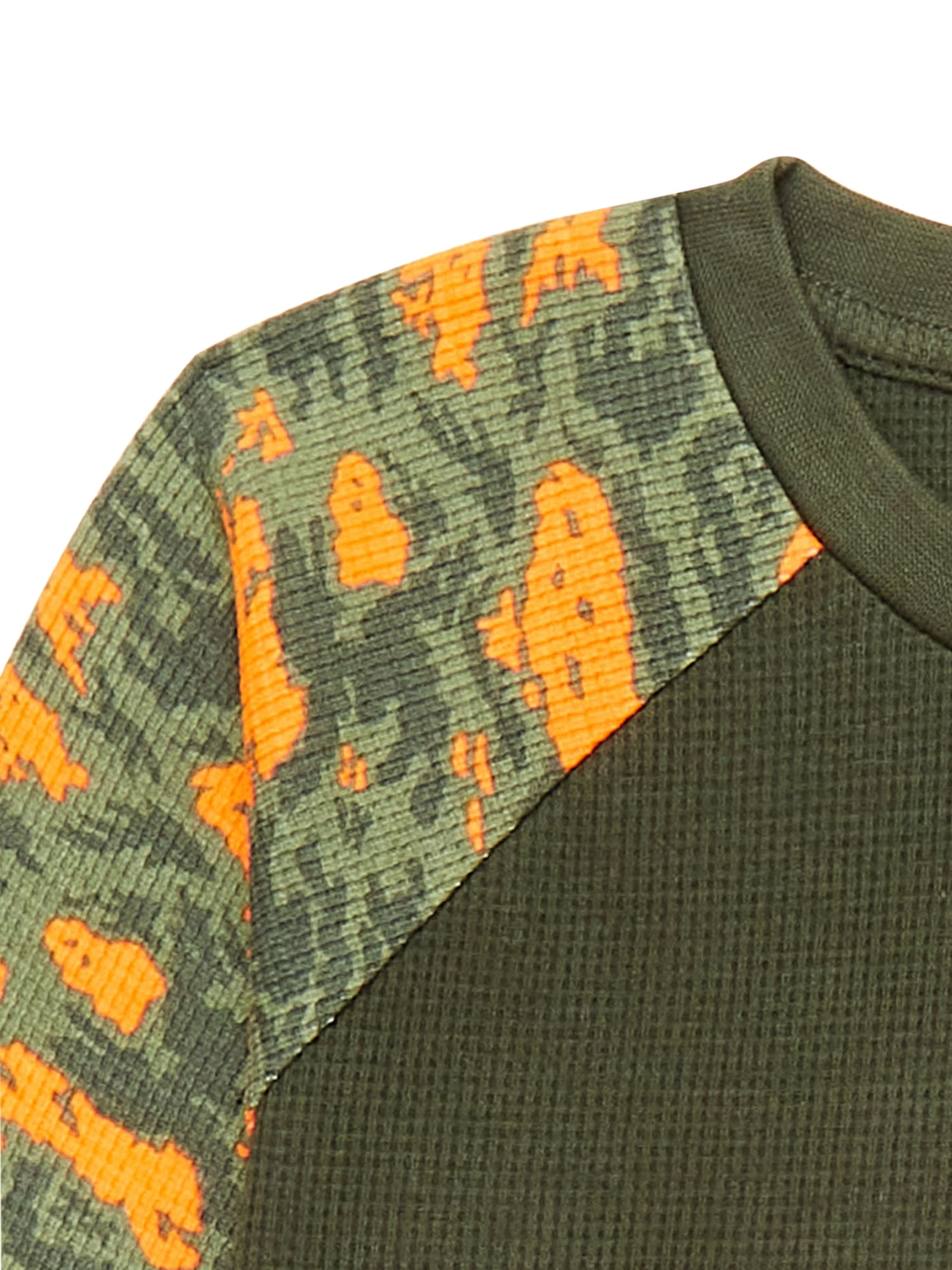 Seven Oaks Boys Long Sleeve Raglan Thermal Shirts, 2-Pack, Sizes 4-16