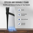 thumbnail image 4 of Vertical Stand compatible with PS5/PS5 Slim & PS5 Pro Consoles,Vertical Console Stand with Screw,Anti-Rollover and Anti-Slip (Blue), 4 of 15