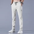 thumbnail image 2 of Bevawear Glide Pants for Men – Unisex Quick Dry Pull-On Stretch Pants, Lightweight Active Stretch Trousers for Outdoor and Everyday White 2XL, 2 of 4