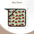 thumbnail image 3 of Pofeuu Red Ladybugs And Leaf Print Silicone Trivet Mats,Silicone Hot Pads for Kitchen, Silicone Trivets for Hot Pots and Pans, Silicone Hot Pad, 3 of 8