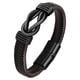 thumbnail image 5 of Pulsera de cuero para hombre, pulsera vintage para hombre, cadena de cuero para muñeca, joyería para muñeca, 5 of 7