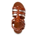 thumbnail image 3 of Wonder Nation Little & Big Girls Gladiator Sandals, 3 of 3