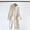 Beige, variant on FDGIU Long Fluffy Bathrobe for Women, Plush Sleepwear Robe, Warm & Cozy Long Sleeve Nightgown Loungewear