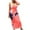 Watermelon Red, variant on MIANHT Dresses for Women, Plus Size Dresses, Women's Summer Sleeveless Backless Bandage Long Dress Party Club Dress
