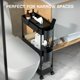 thumbnail image 2 of Carrito de almacenamiento Pipishell Slim con ruedas para órgano de baño, 2 of 7