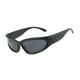 thumbnail image 1 of Gafas de sol modernas con montura rectangular y ligeras, protección solar para exteriores. Negro, 1 of 9