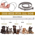 thumbnail image 4 of Collar antipulgas para perros Paquete de 2 Collares naturales contra pulgas y garrapatas para perros Collares para cachorros de prevención de 8 meses Collares grandes ajustables de 24 pulgad, 4 of 5