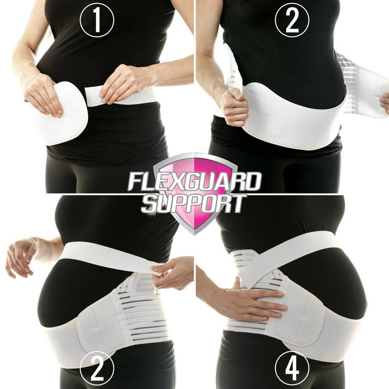 Maternity Support Belt | 3XL Plus Size Pregnancy Abdominal Binder | Best  Back / Waist / Abdomen Support Belly Band | Fully Adjustable Throughout