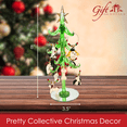 thumbnail image 4 of Gift Essentials Charming 8" Glass Wine Charm Tree with 9 Dog Charms and Mirrored Base - Playful Bar Decor & Gift Set, 4 of 5