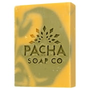 Pacha Soap Co.'s Spearmint Lemongrass Soap Bar, 1 Count, All Skin Types