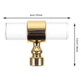 thumbnail image 4 of T-shaped Furniture Handles Wardrobe Closet Pull Handle Acrylic Cabinet Handle, 4 of 5