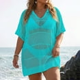 thumbnail image 2 of TaTaai Womens V Neck Sleeveless Summer Top Solid Color Casual Cover Up Loose Fit Cami Blouse Beach Cover Up Essential Gift, 2 of 6