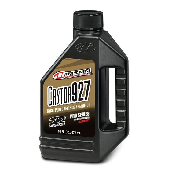 Maxima Castor 927 2-Stroke Premix Racing Motor Oil, 16 oz