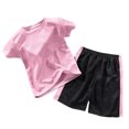 thumbnail image 2 of TAmten Toddler Boy Clothes Cute Summer Kids Athletic Outfits Short Sleeve T-Shirt and Shorts Cool Short Sets, 2 of 4