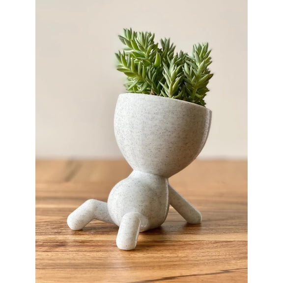 Little People Planter  Pregnant Planter, Gift Idea, pregnancy, midwives, and delivery nurses, Bar Decor, Table Decor, Plant Gift Idea, Cute Succulent Planter Marbel