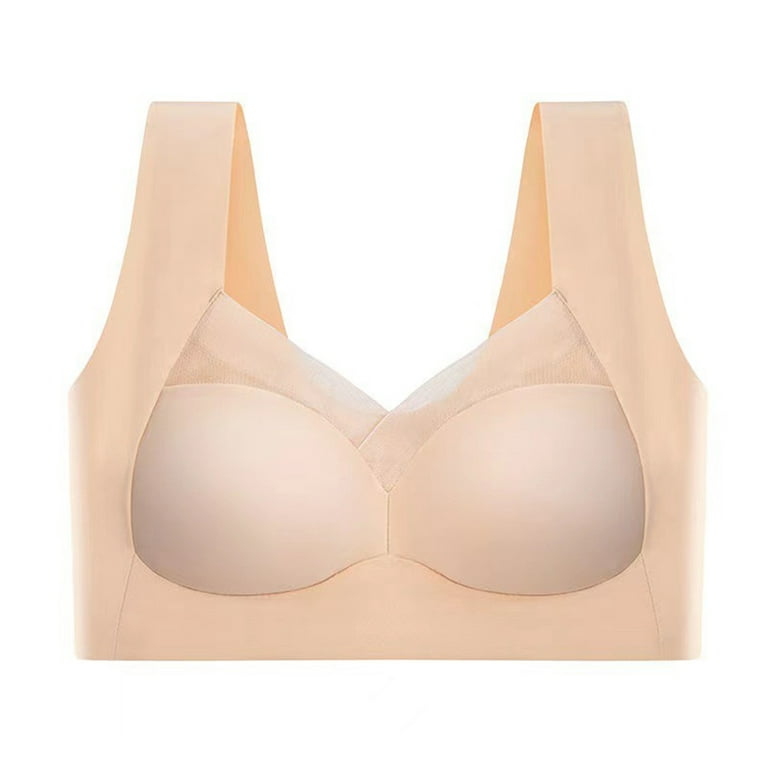 Biplut Lady Bra Push Up Seamless Thin Wire Free No Constraint Women  Brassieres Daily Wear Clothes
