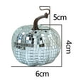 thumbnail image 6 of XEOVHV Halloween Pumpkin Disco Ball,Handmade Pumpkin Halloween Decoration Home Decor Disco Pumpkin Table Ornaments for Halloween Holiday Decorations (10cm), 6 of 8
