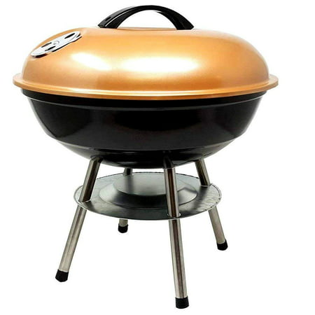 Portable Charcoal Barbecue BBQ Kettle Grill 14