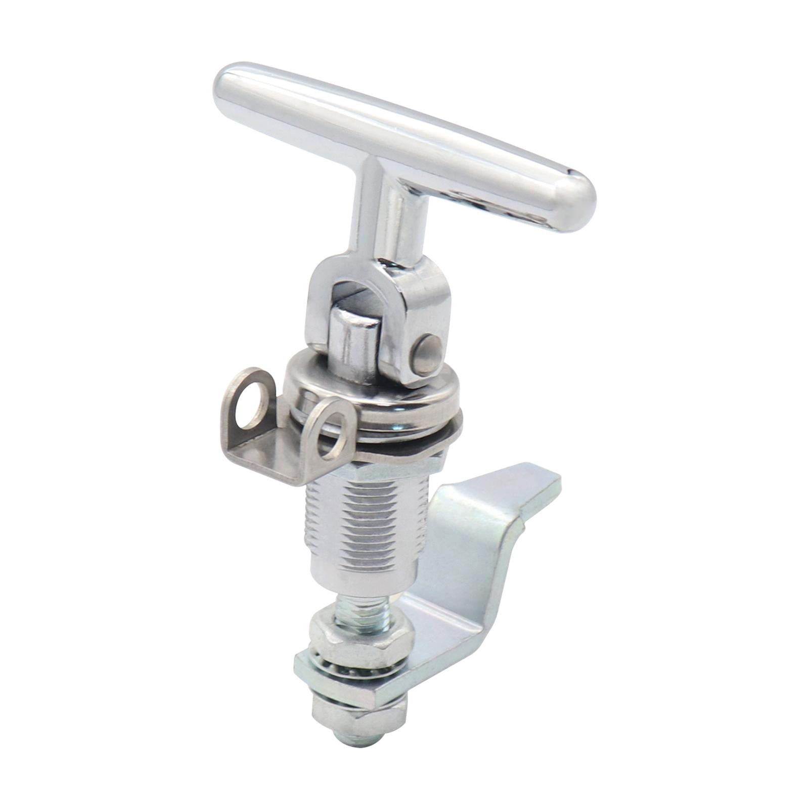 T Handle RV Door Lock, Latch Lock Accessories, Professional Folding Handle, Zinc Alloy for Shop Cabinets Office Vehicles