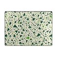 thumbnail image 5 of Yayeee Area Rugs for Living Room 5.2'x4' Non Slip Washable Bedroom Floor Carpet, Green Triangles Pattern, 5 of 5