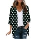 thumbnail image 1 of Mujeres de Manga Larga Tops Casual Impreso Suelto Cubrir Blusa de Cardigan Primavera Verano, 1 of 6