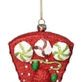 thumbnail image 6 of Northlight Glittered Shatterproof Strawberry Cake Slice Christmas Ornament - 5" - Red and White, 6 of 7