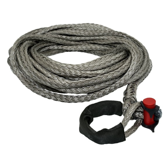 1/2" x 85' LockJaw Synthetic Winch Line w/ Integrated Shackle 10,700 lbs WLL