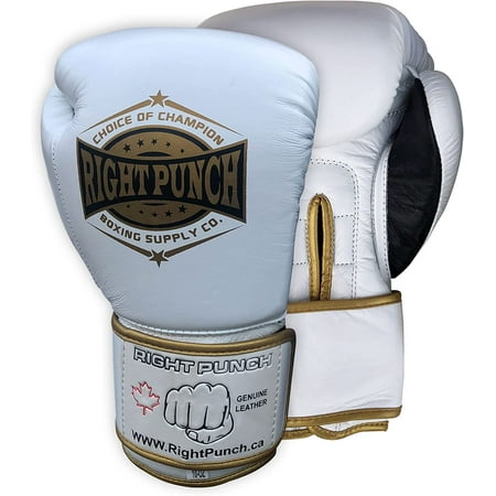 FIGHTR® Gants de boxe professionnels en cuir véritable, hommes et femmes, pour la boxe, le MMA, le Muay Thai, le kickboxing et les arts martiaux