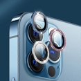 thumbnail image 2 of Cristal templado para iPhone 11, 12, 13 Pro Max, protector de lente de cámara con anillo de metal., 2 of 4