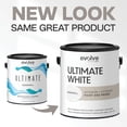 thumbnail image 2 of Evolve Ultimate Latex White Paint & Primer with Eggshell Finish, Interior/Exterior, 1 Gallon, 2 of 8