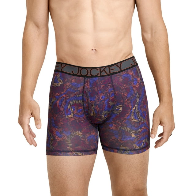 Jockey Men's Active Microfiber 5" Boxer Brief