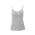 thumbnail image 3 of female Padded Bra Tank Top Women Spaghetti Cami Top Vests Female Camisole With Built In Bra, 3 of 6