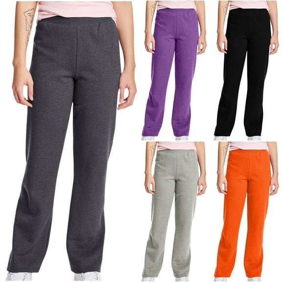 ZZwxWA Flare Leggings for Women Elastic High Waisted Bottom Pants Solid Color Sweatpants Bell Bottoms Bootcut Sports Yoga Pants