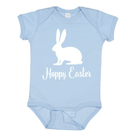 

Inktastic Hoppy Easter Bunny Rabbit Gift Baby Boy or Baby Girl Bodysuit