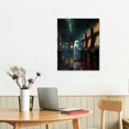 thumbnail image 2 of COMIO  Funny Ghost Posters Abandoned Arcade Cute Ghosts Canvas Wall Art Humor Scary Ghost Art Picture Print Vintage Ghosts in Blossoms Forest Nostalgic Dark Academy Decoration Oil Painting Gothic, 2 of 4