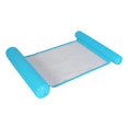 thumbnail image 4 of Hamaca de agua Hamaca de agua inflable Tumbona flotante Hamaca de piscina plegable Cama flotante de agua Adultos Cian Sunnimix Hamaca de agua flotante, 4 of 8