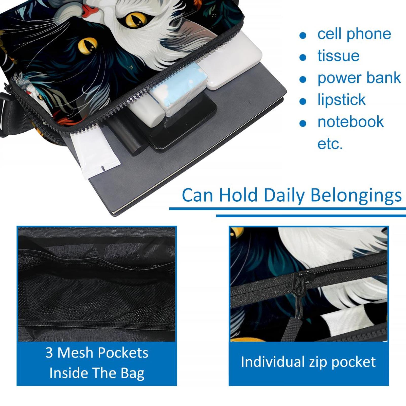 Cats Waist Pack Running Belt Fanny Packs Lightweight Adjustable with Extension Strap Unisex