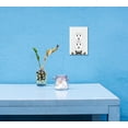 thumbnail image 5 of WIRESTER 1-Gang Duplex Outlet Cover Wall Plate/Switch Plate Cover, Animal Raccoon Hands Out Half Face, 5 of 6