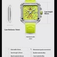 thumbnail image 1 of Reloj Cronógrafo Cuadrado Con Calendario De Cuarzo Onola Color Del Bisel Rose Rose Black, 1 of 6