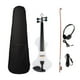 thumbnail image 1 of Sintonizador de Caja de Violín Eléctrico 4/4, Instrumentos de Cuerda de Tamaño Completo, Conjunto de Violín Eléctrico Acústico, Práctica de Rendimient blanco Gloria violín eléctrico, 1 of 9