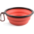thumbnail image 1 of Cuenco Plegable de Silicona Rojo para Perros y Gatos con Mosquetón Schwanz XL Rojo 1000 ML 60014340, 1 of 5