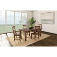 thumbnail image 2 of Porter Designs Taos Solid Sheesham Ladderback Dining Chair in Brown (Set of 2), 2 of 4