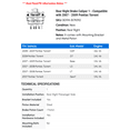 thumbnail image 2 of Rear Right Brake Caliper 1 - Compatible with 2007 - 2009 Pontiac Torrent - Autopart Premium, 2 of 2