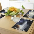thumbnail image 4 of Ambesonne Galaxy Place Mats Set of 4, Science Fiction Nature, Standard Size, Purple Black Orange, 4 of 6